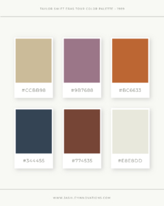 9 Color Palettes Inspired by the Taylor Swift Eras | J. Ashley Innovations